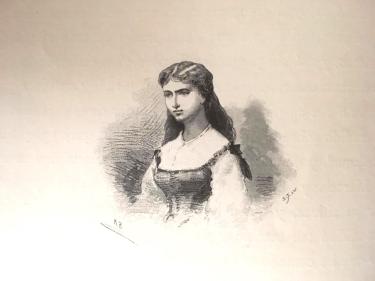 Marcela, ilustración de El Quijote de Montaner y Simón editores, 1880.